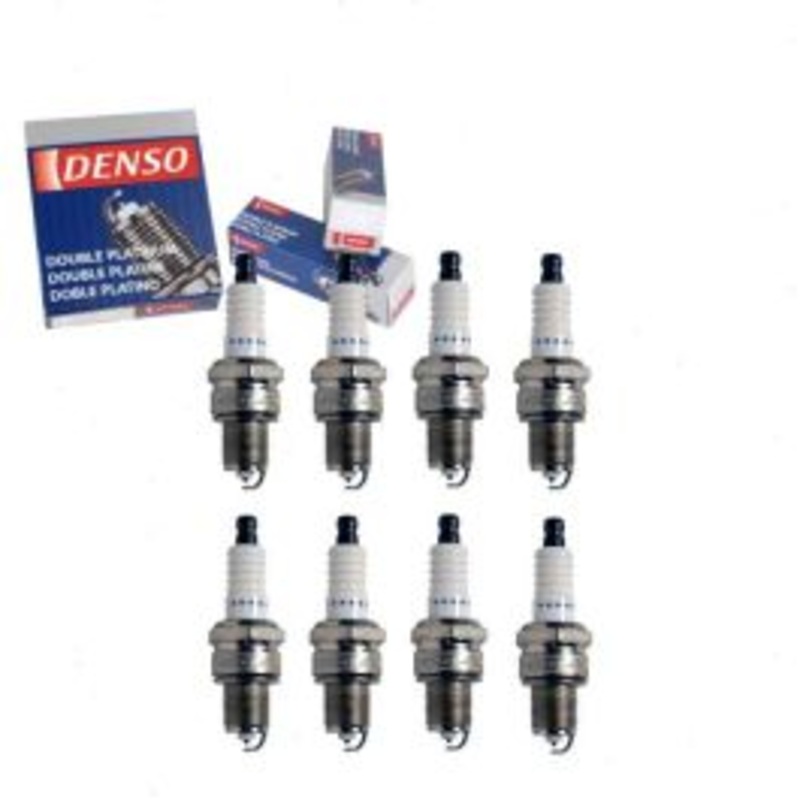 8 pc DENSO Double Platinum Spark Plugs for 1968-1973 Cadillac DeVille 7.7L V8