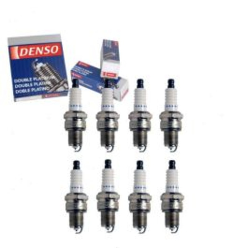 8 pc DENSO Double Platinum Spark Plugs for 1972-1983 Jeep Wagoneer 5.9L 6.6L V8