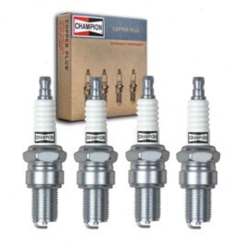 4 pc Champion Copper Plus Spark Plugs for 1954-1956 MG ZA 1.5L L4