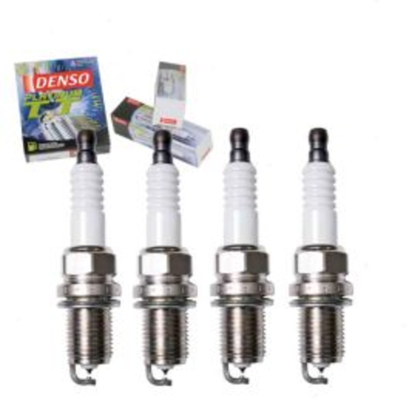 4 pc DENSO Platinum TT Spark Plugs for 1996-2003 Mitsubishi Eclipse 2.0L 2.4L L4