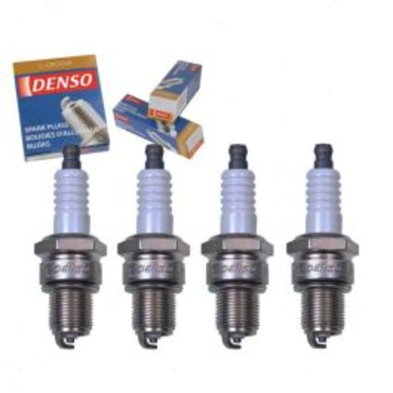4 pc DENSO Standard U-Groove Spark Plugs for 1986-1994 Mazda 323 1.6L L4