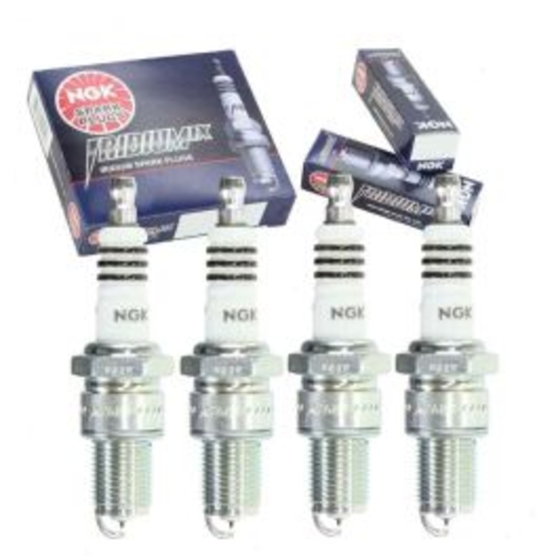 4 pc NGK Iridium IX Exhaust Side Spark Plugs for 1981-1986 Nissan 720 2.0L 2.2L 2.4L L4
