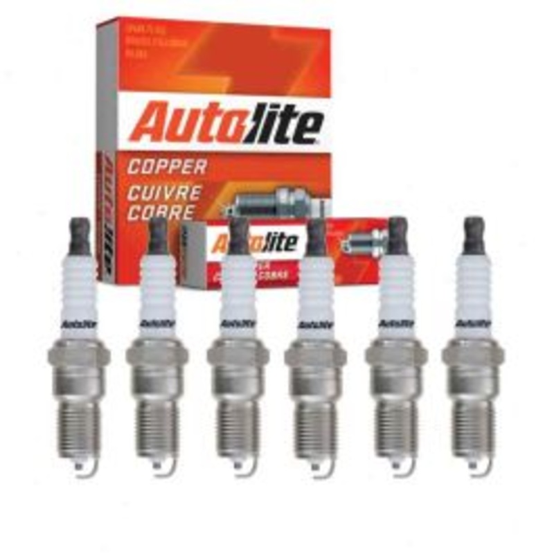 6 pc Autolite Copper Core Spark Plug for 1988-1989 Mercedes-Benz 300CE
