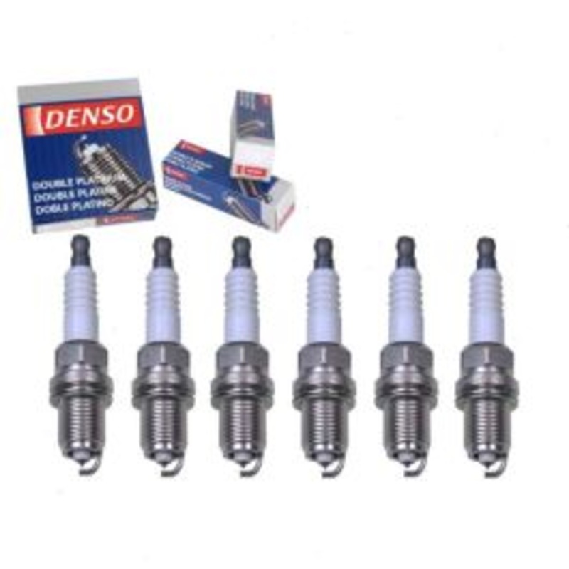 6 pc DENSO Double Platinum Spark Plugs for 1992-1996 Isuzu Trooper 3.2L V6