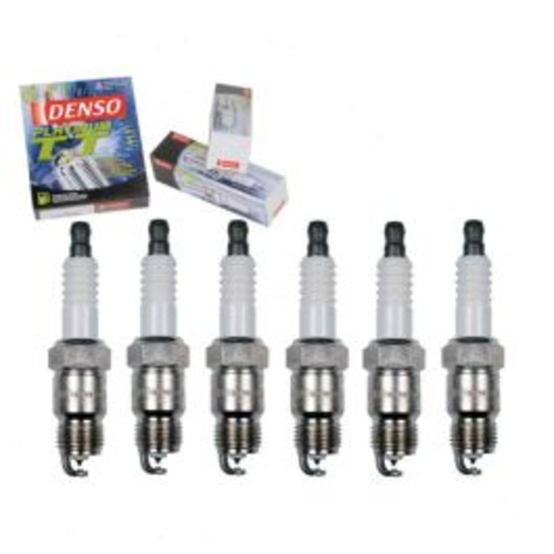 6 pc DENSO Platinum TT Spark Plugs for 1987-1988 GMC R3500 4.8L L6