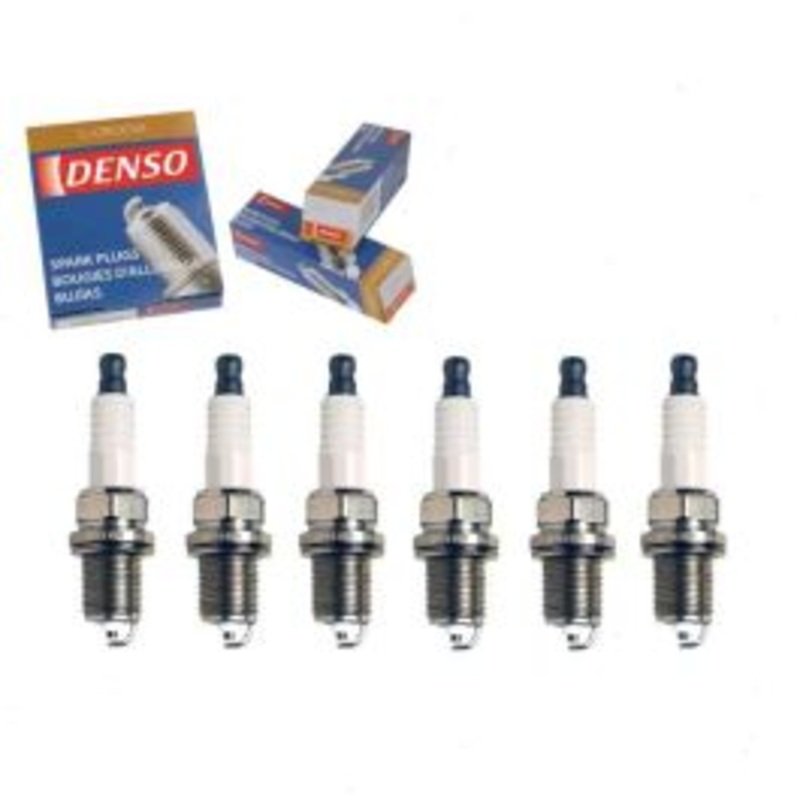 6 pc DENSO Standard U-Groove Spark Plugs for 1993-1997 Toyota Land Cruiser 4.5L L6