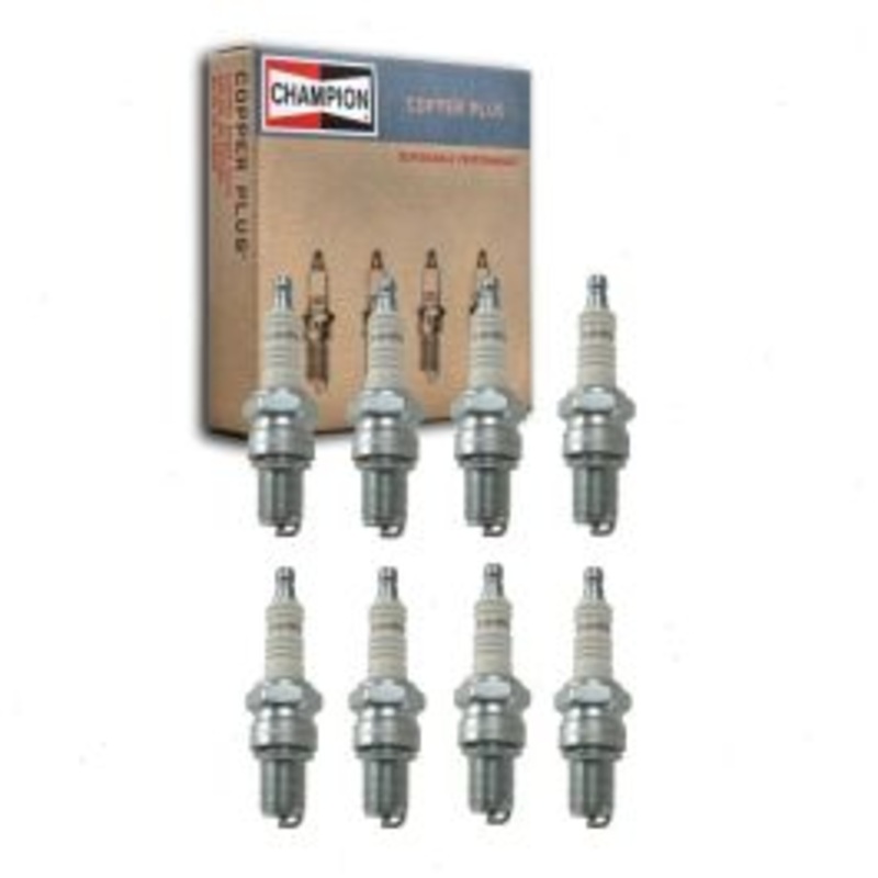8 pc Champion Copper Plus Spark Plugs for 1966 Fargo D200 Panel Delivery 5.2L V8