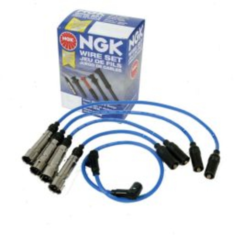 NGK Spark Plug Wire Set for 1987-1993 Volkswagen Fox 1.8L L4