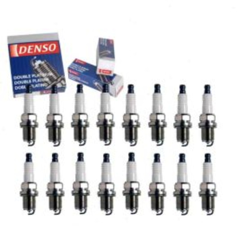 16 pc DENSO Double Platinum Spark Plugs for 2003-2004 Mercedes-Benz CLK500 5.0L V8