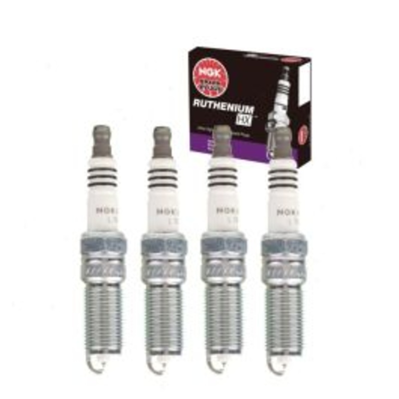 4 pc NGK Ruthenium HX Spark Plugs for 2014-2018 Ford Special Service Police Sedan 2.0L L4