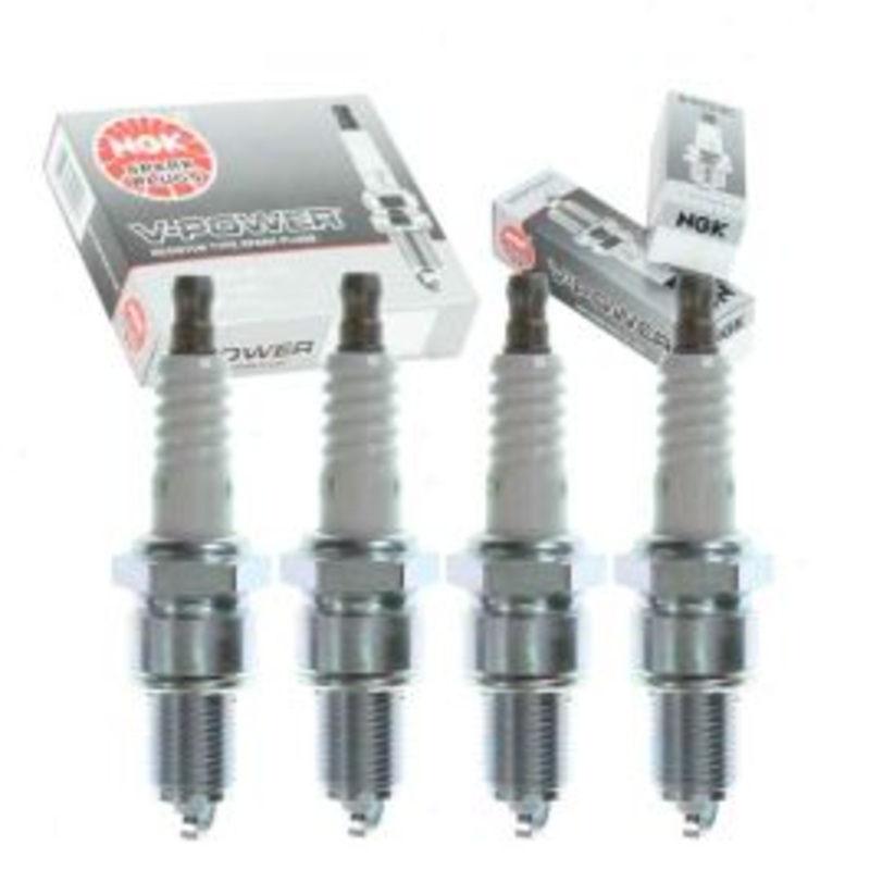 4 pc NGK V-Power Spark Plugs for 1990-1993 Mazda B2200 2.2L L4