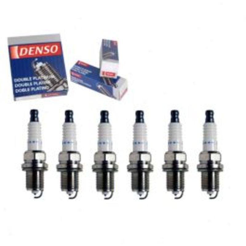 6 pc DENSO Double Platinum Spark Plugs for 1999-2000 Dodge Avenger 2.5L V6