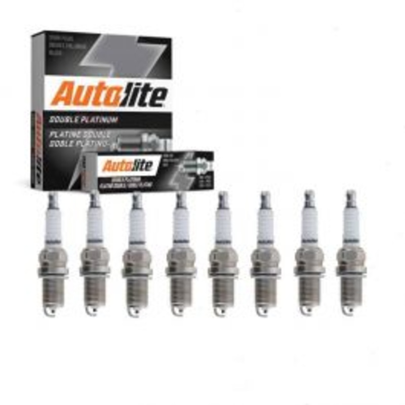 8 pc Autolite Double Platinum Spark Plug for 1996-2010 Bentley Azure 6.8L V8
