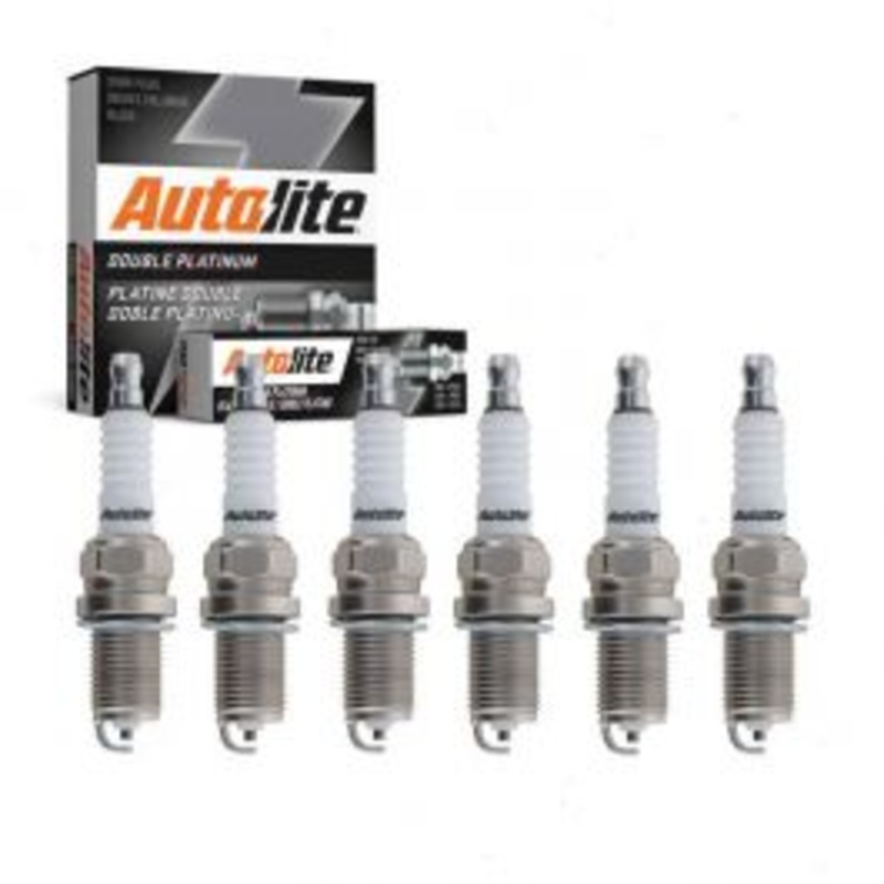 6 pc Autolite Double Platinum APP5224 Spark Plug