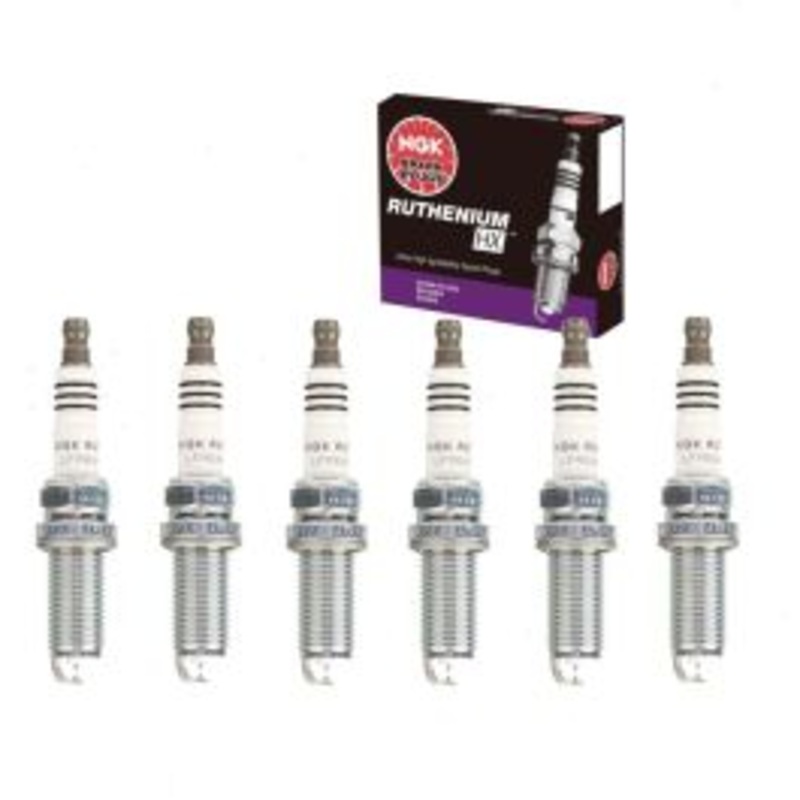 6 pc NGK Ruthenium HX Spark Plugs for 2008 BMW 528xi 3.0L L6