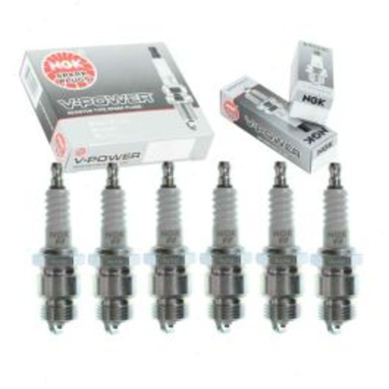 6 pc NGK V-Power Spark Plugs for 1957-1973 Ford Ranchero 2.4L 2.8L 3.3L 3.6L 3.7L 4.1L L6