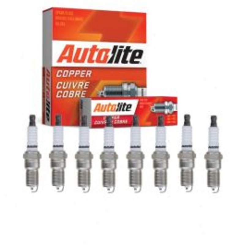 8 pc Autolite Copper Core Spark Plugs for 2008-2009 Buick LaCrosse 5.3L V8