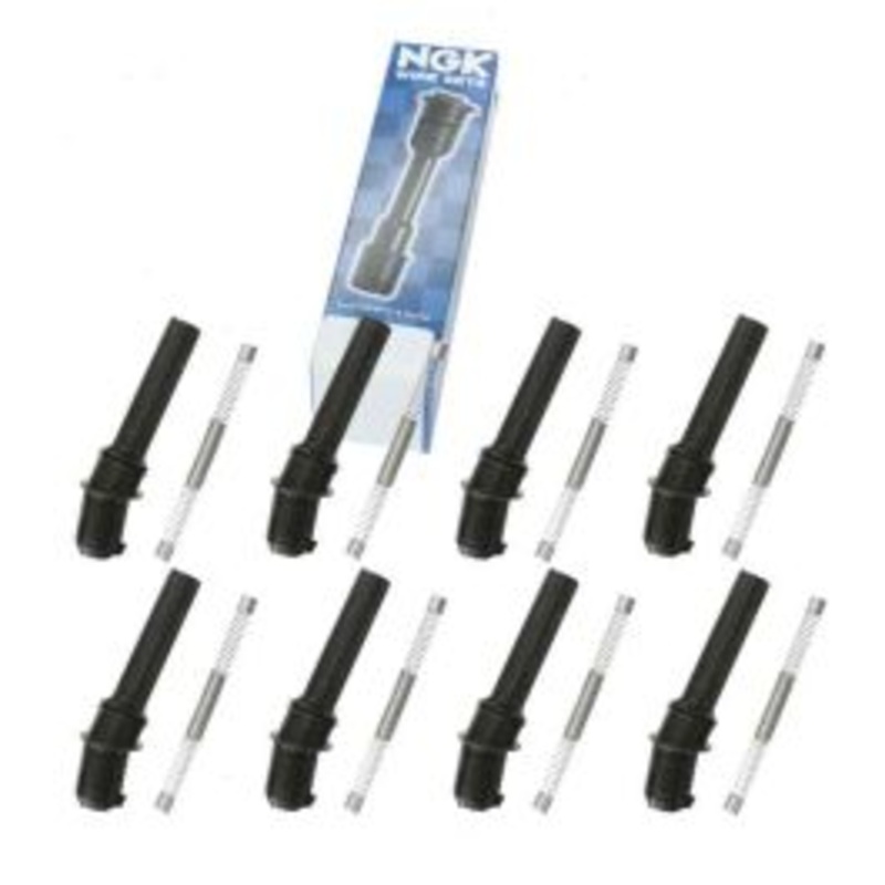 8 pc NGK Ignition Coil Boots for 1998-2011 Ford Crown Victoria 4.6L V8