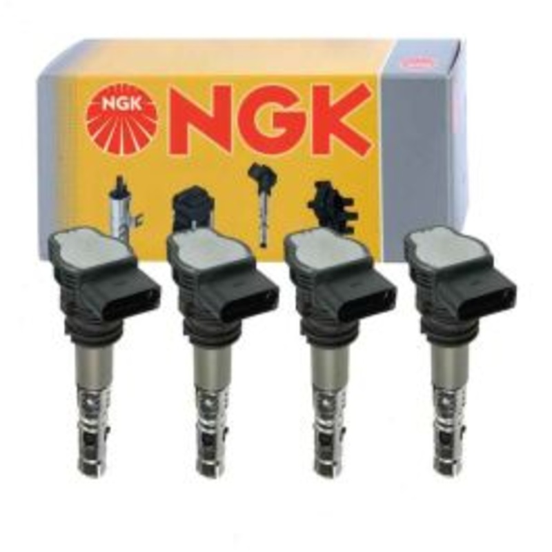 4 pc NGK Ignition Coils for 2001-2006 Audi A4 1.8L L4