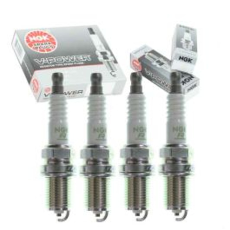 4 pc NGK V-Power Spark Plugs for 1998-2002 Chevrolet Prizm 1.8L L4