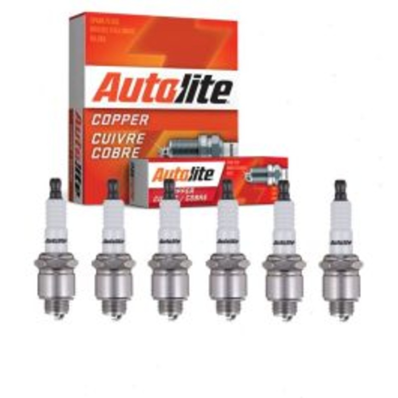 6 pc Autolite Copper Core Spark Plugs for 1961-1966 Dodge P300