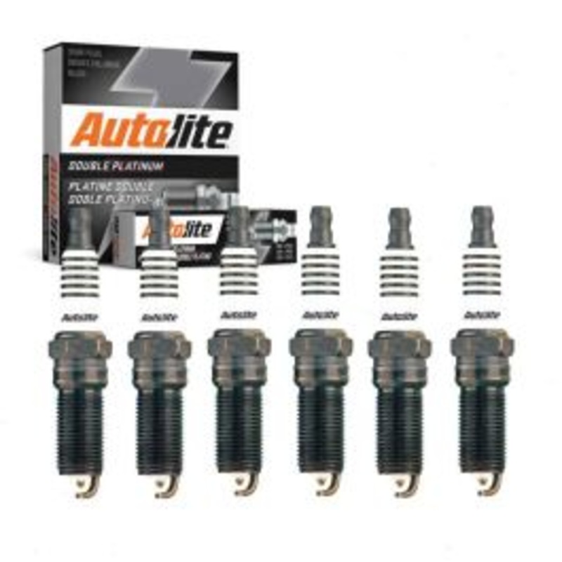 6 pc Autolite Double Platinum Spark Plug for 2010-2012 Ford Fusion 3.5L V6