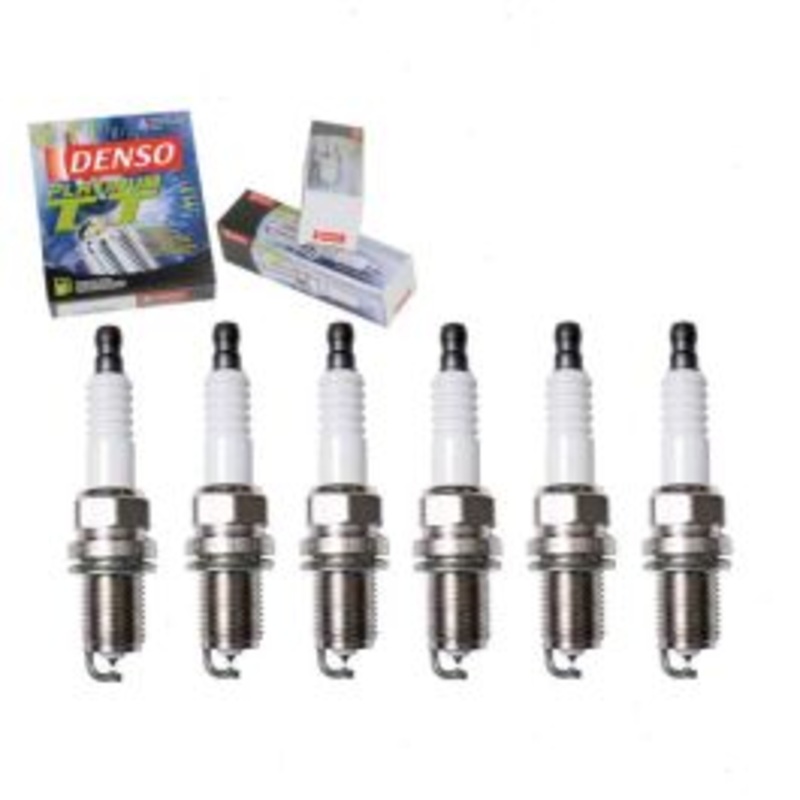 6 pc DENSO Platinum TT Spark Plugs for 2001-2005 Suzuki Grand Vitara 2.5L 2.7L V6