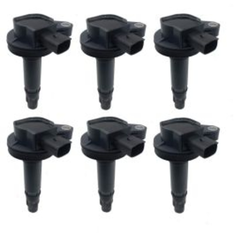 6 pc Hitachi Ignition Coils for 2015-2018 Ford Transit-250 3.7L V6