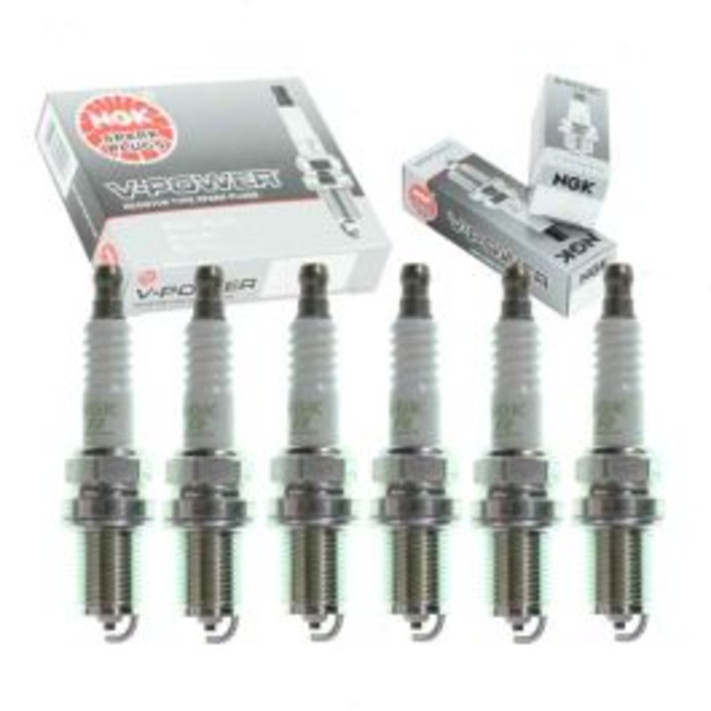 6 pc NGK V-Power Spark Plugs for 1998-1999 BMW 323is 2.5L L6