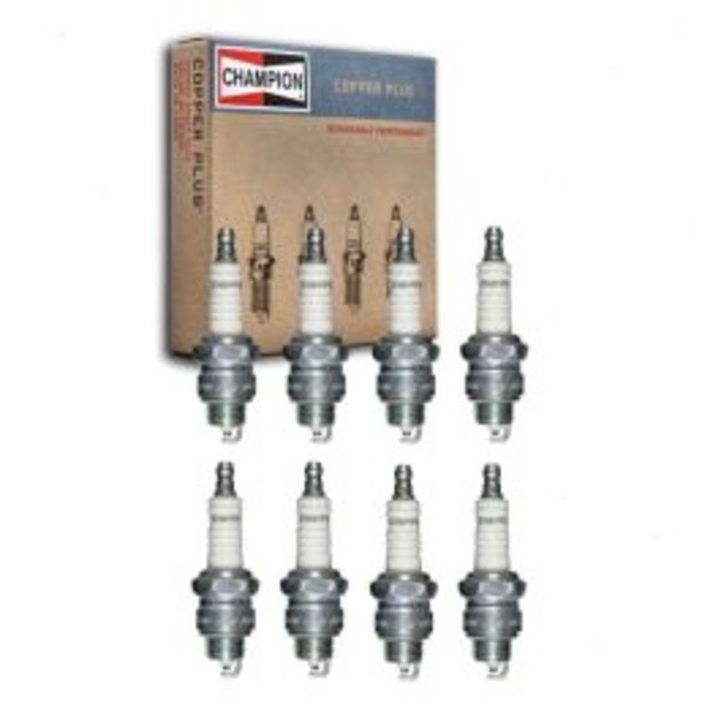 8 pc Champion Copper Plus Spark Plugs for 1965-1974 Plymouth Fury II 6.3L 6.6L 7.0L 7.2L V8