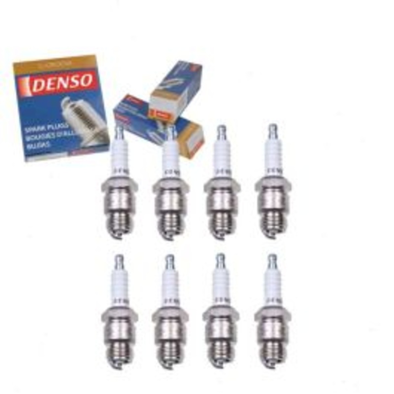 8 pc DENSO Standard U-Groove Spark Plugs for 1958-1972 Lincoln Continental 7.0L 7.5L V8