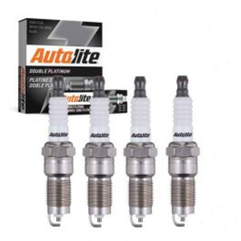 4 pc Autolite Double Platinum Spark Plug for 1986-1987 Ford Aerostar 2.3L L4