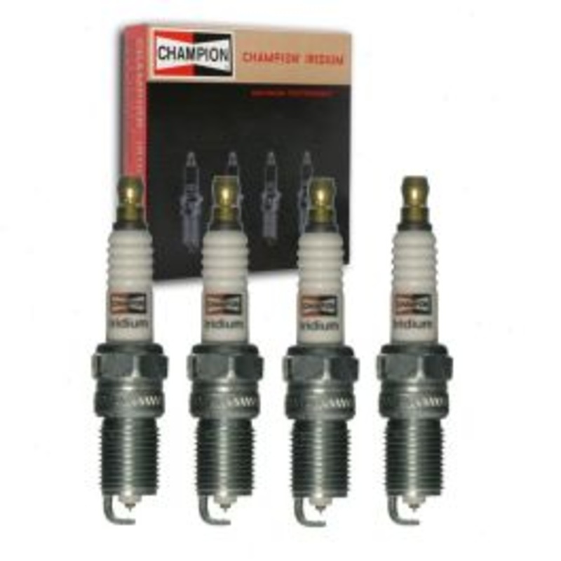 4 pc Champion Iridium Spark Plugs for 1974-1978 Ford Mustang II 2.3L L4