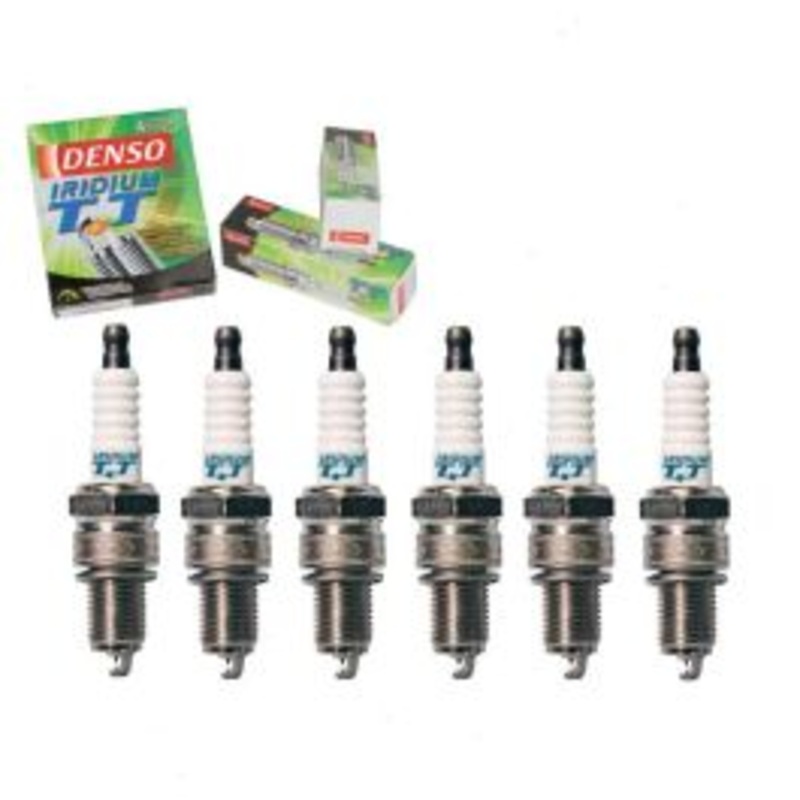 6 pc DENSO Iridium TT Spark Plugs for 1960-1974 Plymouth Valiant 2.8L 3.2L 3.7L L6
