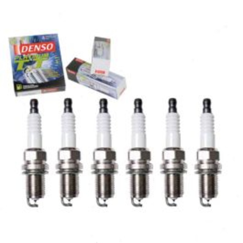 6 pc DENSO Platinum TT Spark Plugs for 2002-2003 Isuzu Axiom 3.5L V6