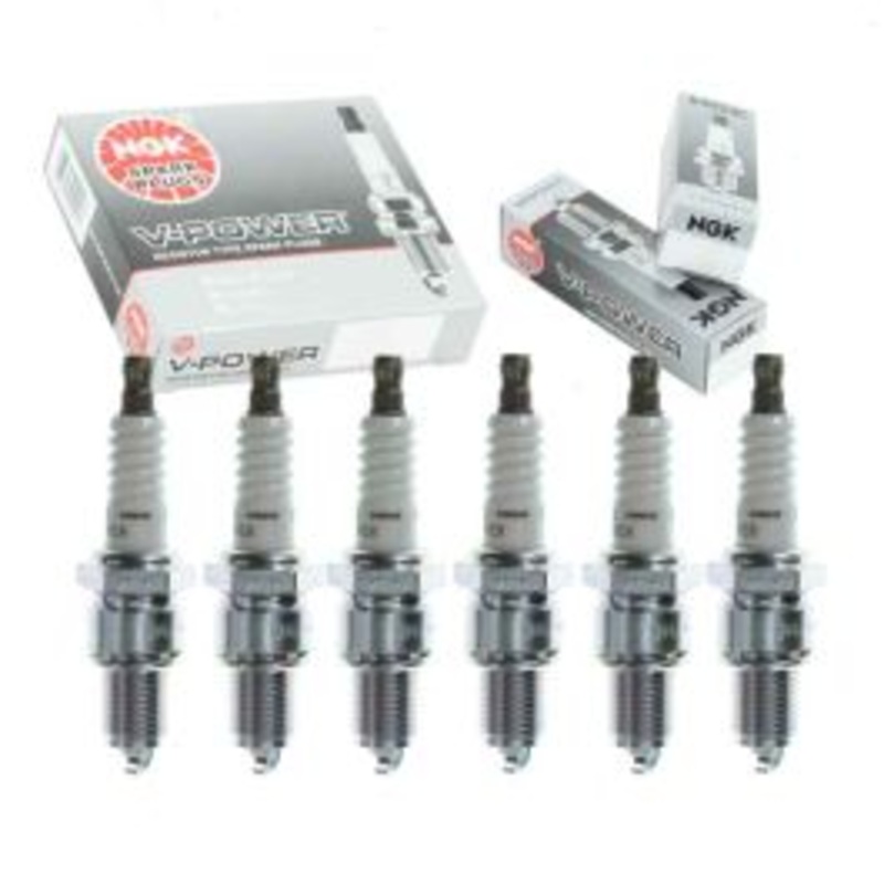 6 pc NGK V-Power Spark Plugs for 1964-1969 Chevrolet G10 Van 3.2L 3.8L 4.1L L6