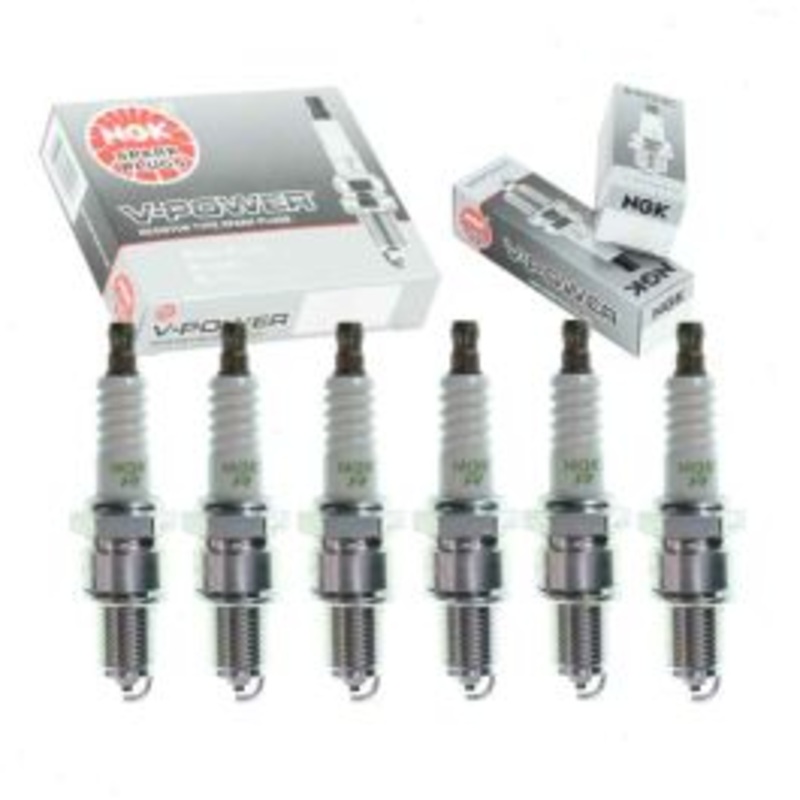 6 pc NGK V-Power Spark Plugs for 1973-1975 Citroen SM 3.0L V6