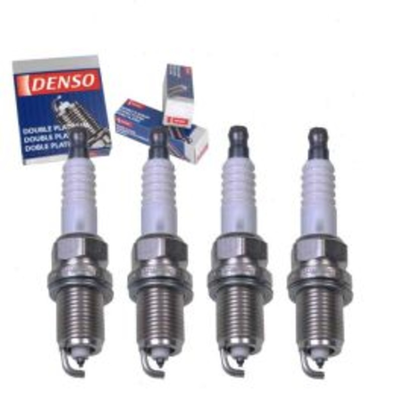 4 pc DENSO Double Platinum Spark Plugs for 1991-1994 Mazda MPV 2.6L L4