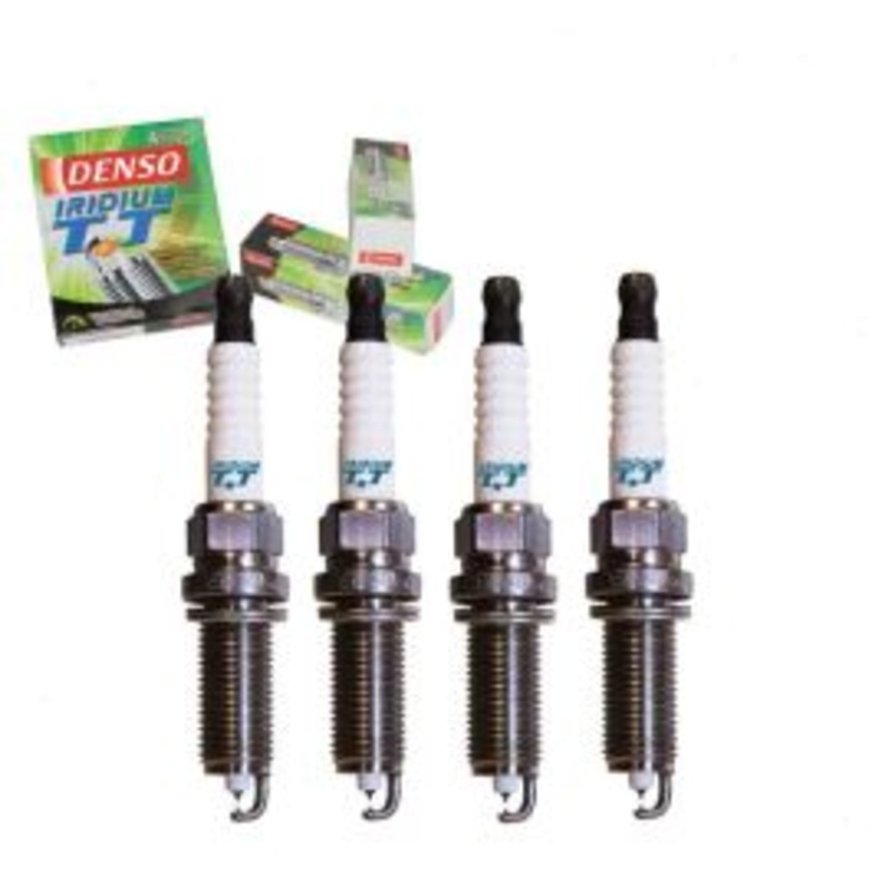 4 pc DENSO Iridium TT Spark Plugs for 2009-2014 Nissan Cube 1.8L L4