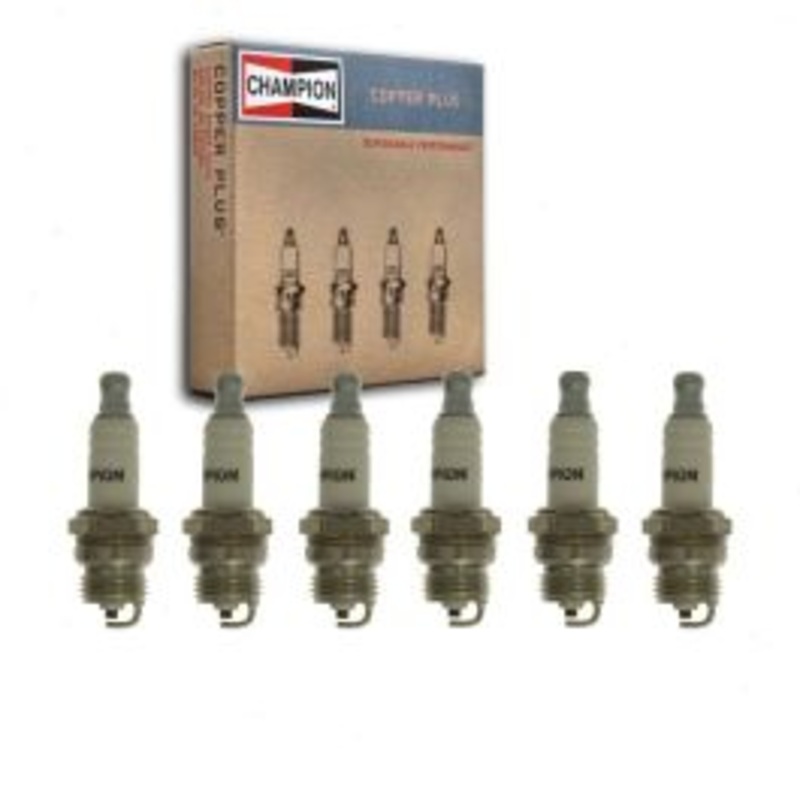 6 pc Champion Copper Plus 872-1 RDJ7Y Spark Plugs
