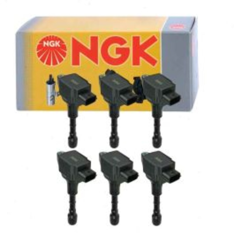 6 pc NGK Ignition Coils for 2014-2017 Infiniti Q50 3.5L V6