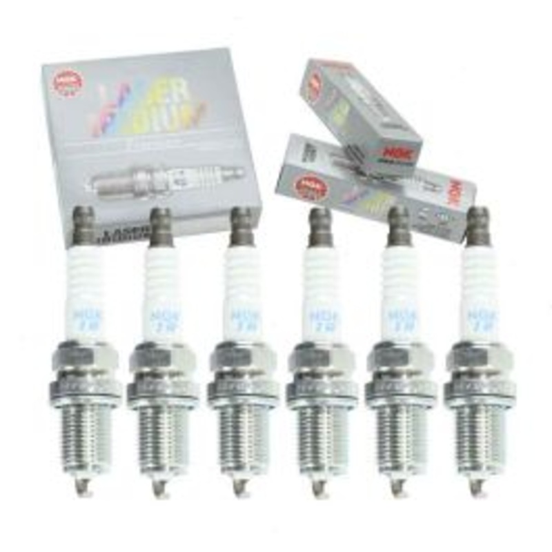 6 pc NGK Laser Iridium Spark Plugs for 2003 Isuzu Rodeo Sport 3.2L V6