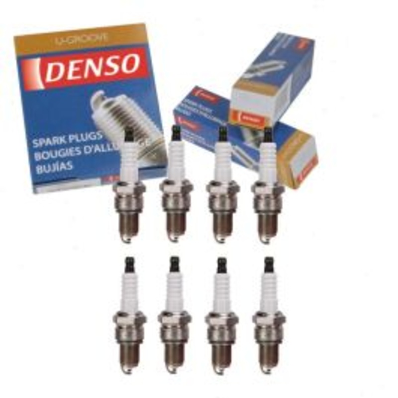 8 pc DENSO Standard U-Groove 3204 W20EX-U/SOLID Spark Plugs