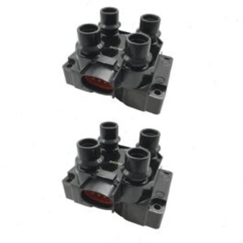 2 pc Hitachi Ignition Coils for 1997-1999 Ford E-150 Econoline Club Wagon 4.6L V8