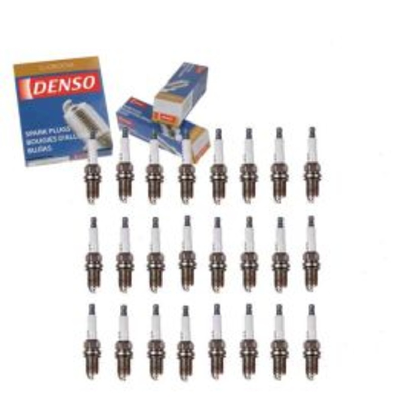 24 pc DENSO Standard U-Groove Spark Plugs for 2016 Mercedes-Benz Maybach S600 6.0L V12