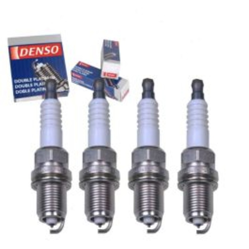 4 pc DENSO Double Platinum Spark Plugs for 2004-2008 Chevrolet Aveo 1.6L L4