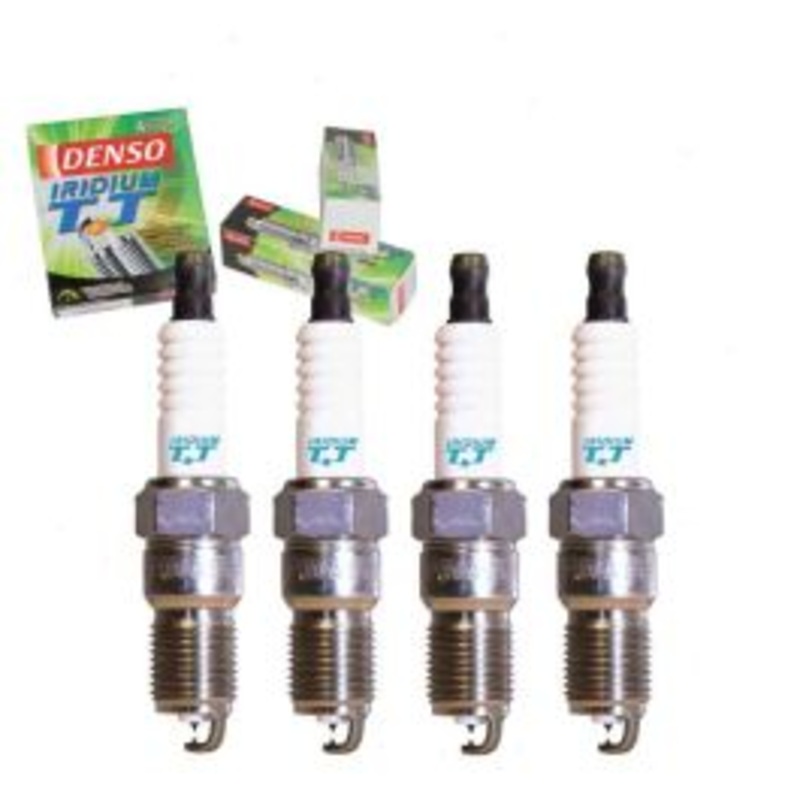 4 pc DENSO Iridium TT Spark Plugs for 1981-2002 Ford Escort 1.6L 1.9L L4