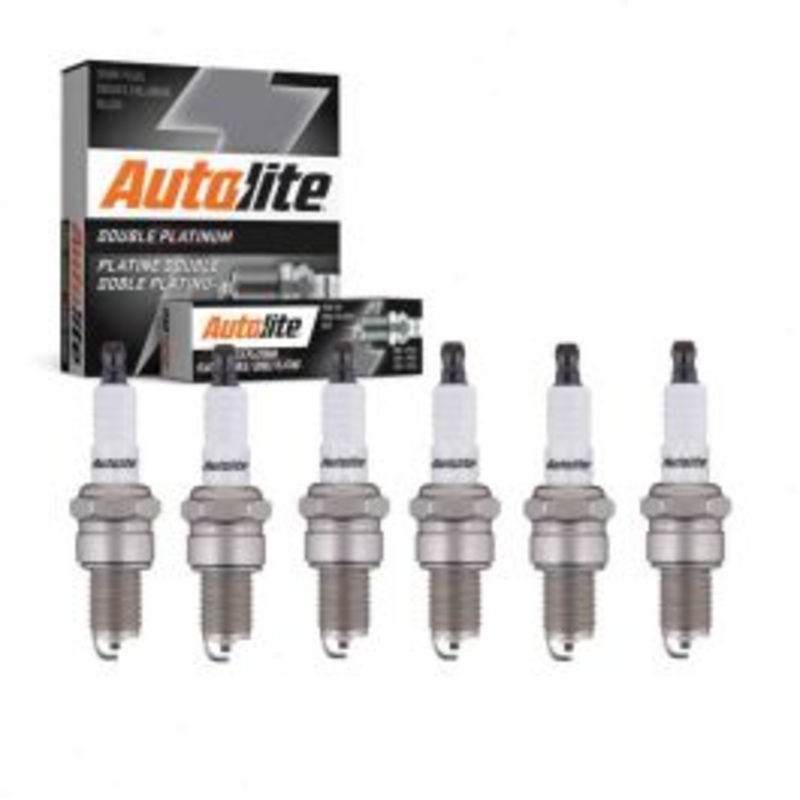6 pc Autolite Double Platinum Spark Plug for 1955-1964 Ford Zodiac 2.3L 2.6L
