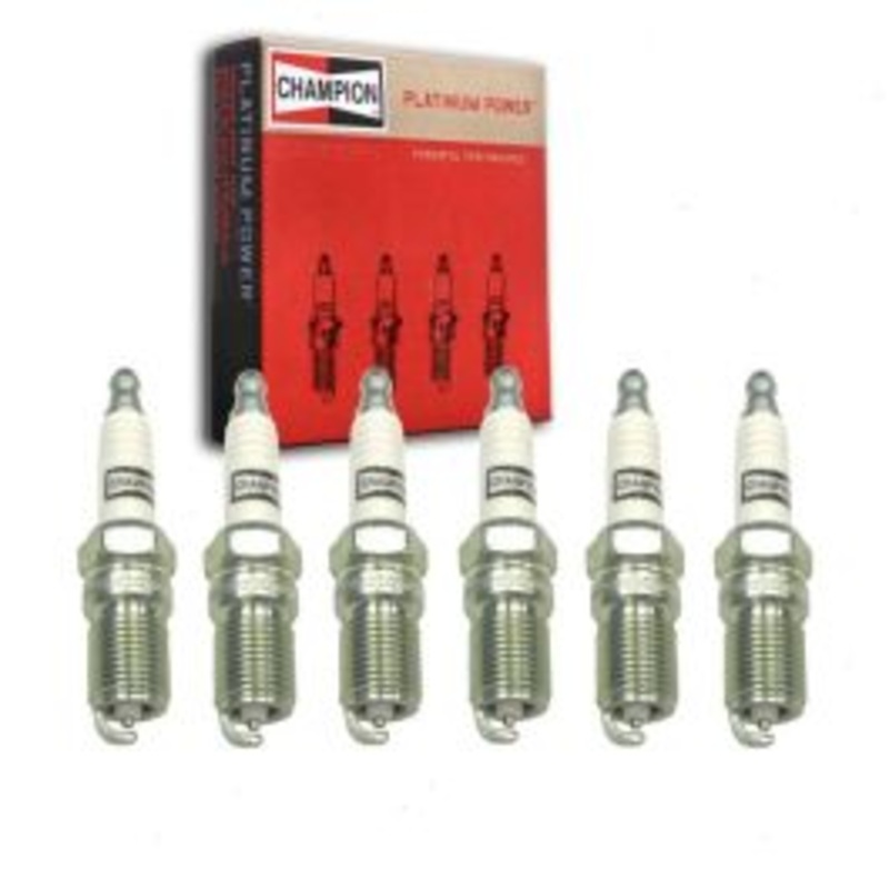 6 pc Champion Platinum Spark Plugs for 1991-2008 Ford Ranger 3.0L V6