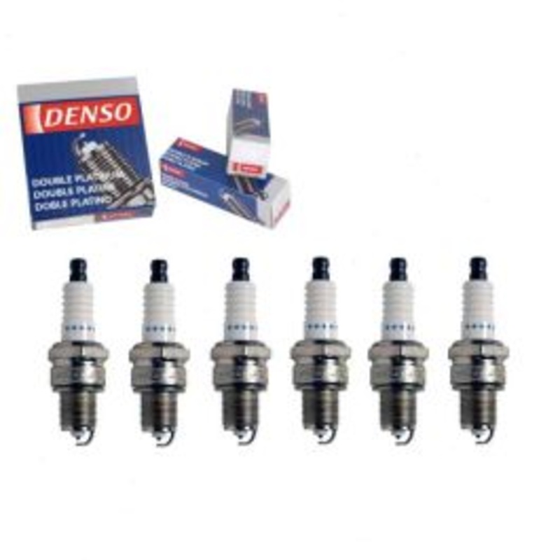 6 pc DENSO Double Platinum Spark Plugs for 1967-1969 GMC C25 C2500 Pickup 4.1L L6